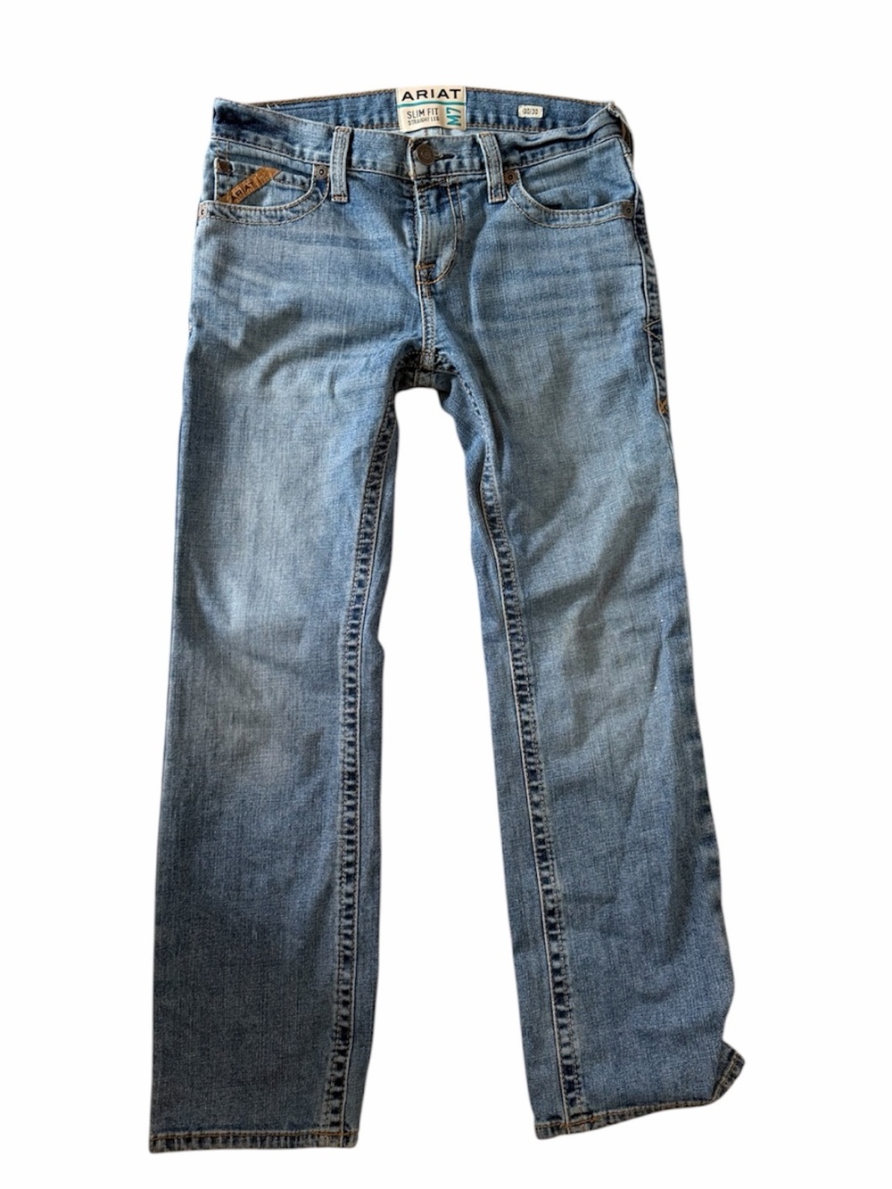 Ariat Men's M7 Light Blue Straight Leg Jeans